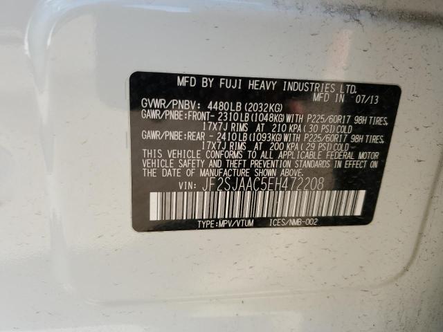 JF2SJAAC5EH472208 Subaru Forester 2.5i