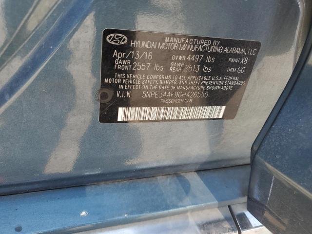 5NPE34AF9GH426550 Hyundai Sonata Sport