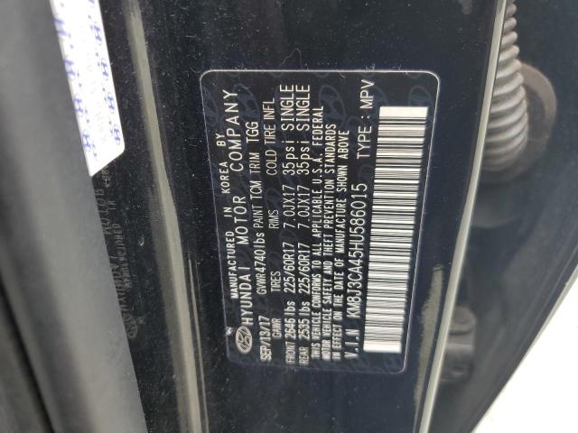 KM8J3CA45HU586015 Hyundai Tucson Limited