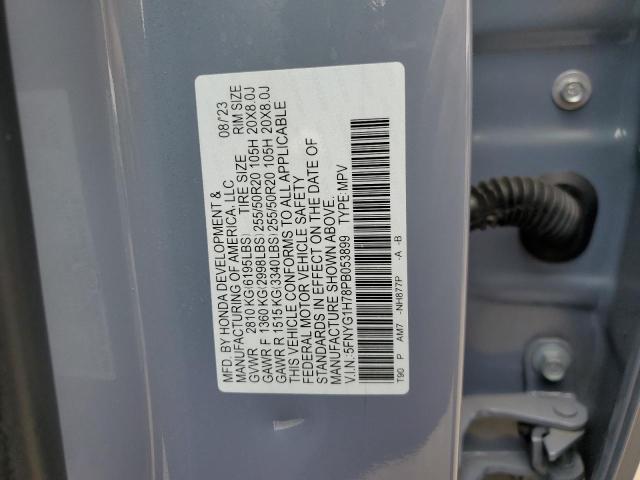 5FNYG1H78PB053899 Honda Pilot Touring