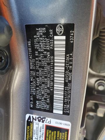 4T1BF1FK1FU114916 Toyota CAMRY LE