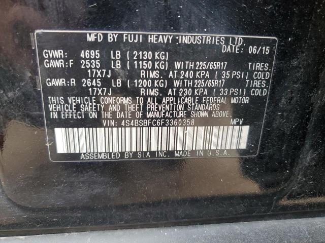 4S4BSBFC6F3360358 Subaru OUTBACK 2.