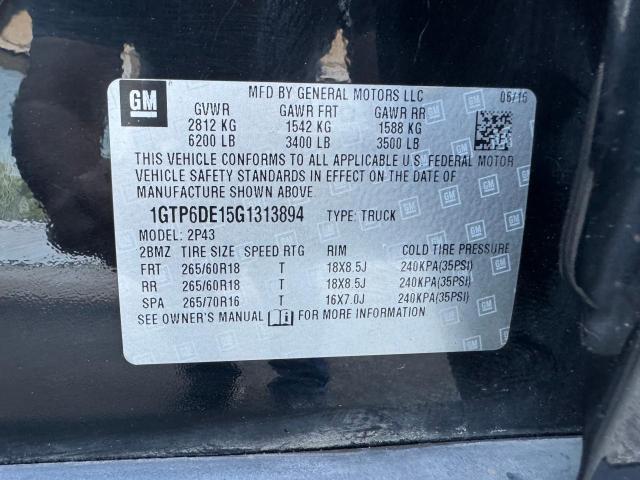 1GTP6DE15G1313894 GMC CANYON SLT