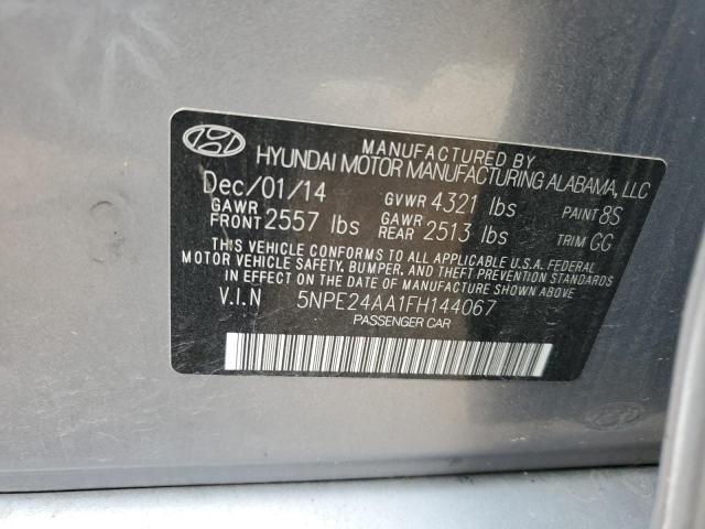 5NPE24AA1FH144067 Hyundai SONATA ECO