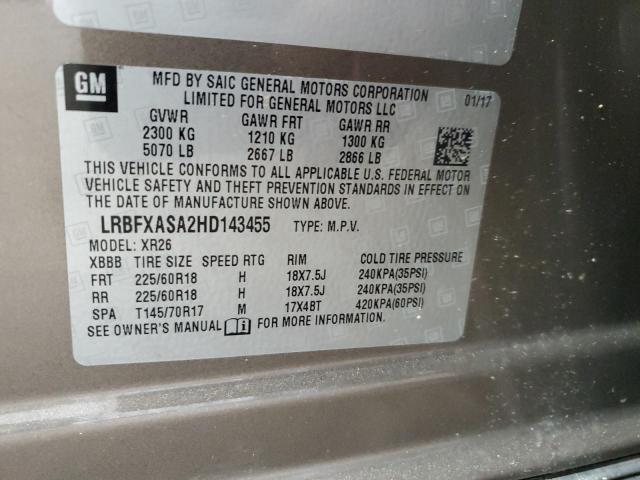LRBFXASA2HD143455 Buick Envision Preferred