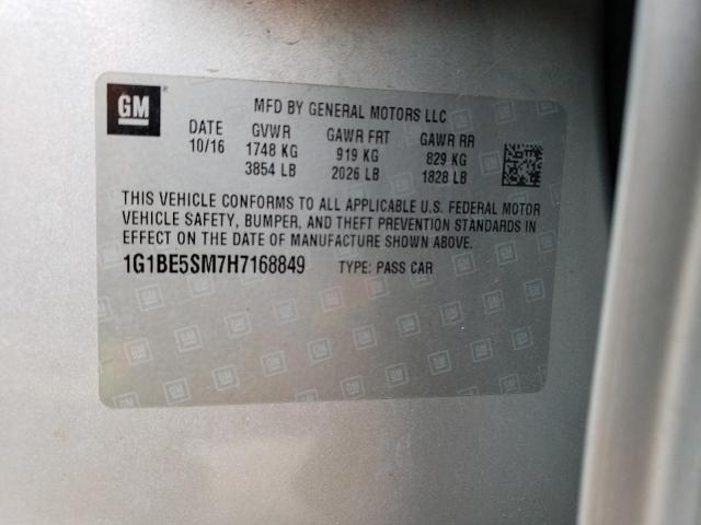 1G1BE5SM7H7168849 Chevrolet CRUZE LT