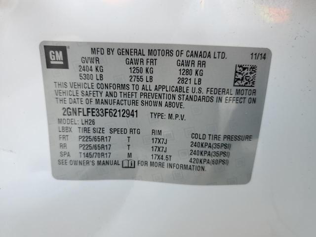 2GNFLFE33F6212941 Chevrolet EQUINOX LT