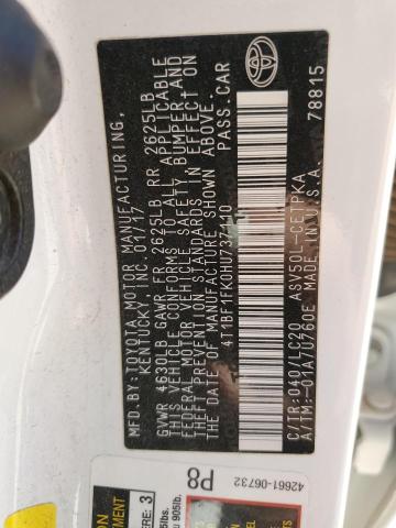 4T1BF1FK0HU737110 Toyota CAMRY LE