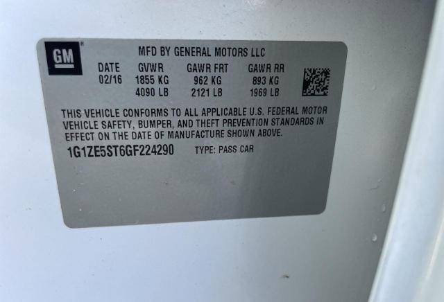 1G1ZE5ST6GF224290 Chevrolet MALIBU LT