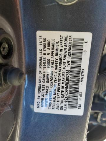 19XFC2F54HE007388 Honda Civic Lx