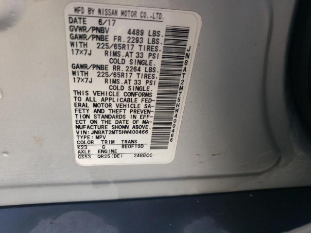 JN8AT2MT5HW400466 Nissan ROGUE S