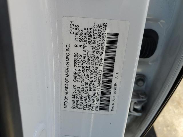 1HGCV1F42MA034473 Honda ACCORD SPO