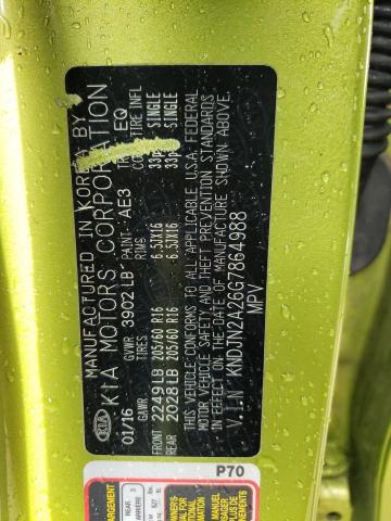 KNDJN2A26G7864988 KIA Soul