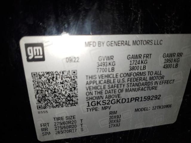 1GKS2GKD1PR159292 GMC Yukon Xl K1500 Slt