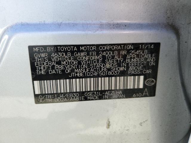 JTHBE1D24F5018037 Lexus IS 350