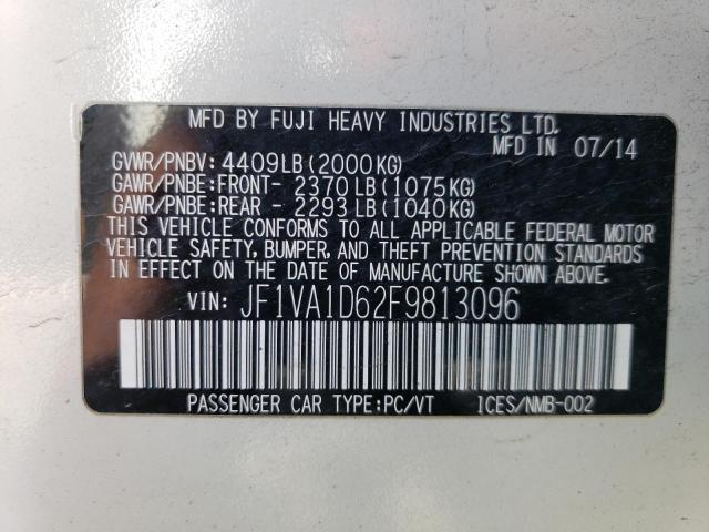 JF1VA1D62F9813096 Subaru WRX PREMIU