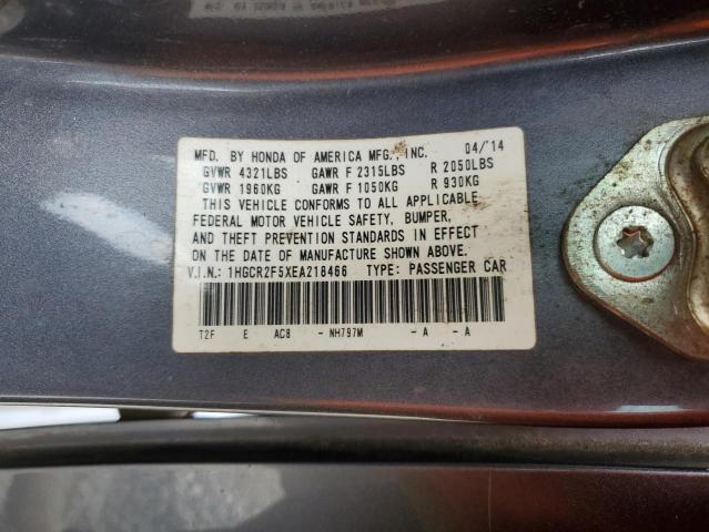1HGCR2F5XEA218466 Honda Accord Sport