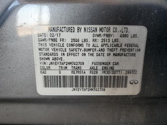 JN1EV7AP2HM742709 Infiniti Q50 Premium