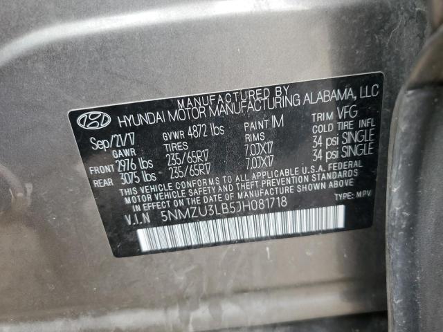 5NMZU3LB5JH081718 Hyundai SANTA FE SPORT