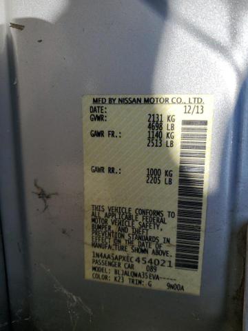 1N4AA5APXEC454021 Nissan MAXIMA S