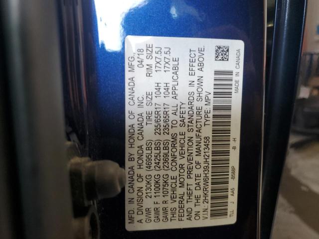 2HKRW6H39JH213458 Honda CR-V LX