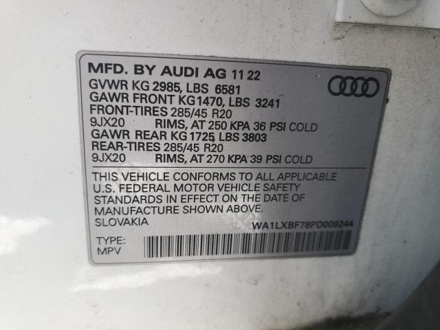 WA1LXBF78PD009244 Audi Q7 Premium Plus