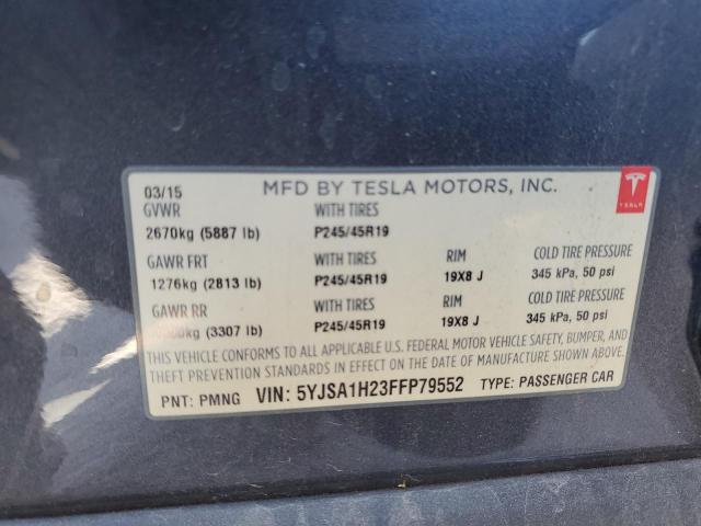 5YJSA1H23FFP79552 Tesla MODEL S 85
