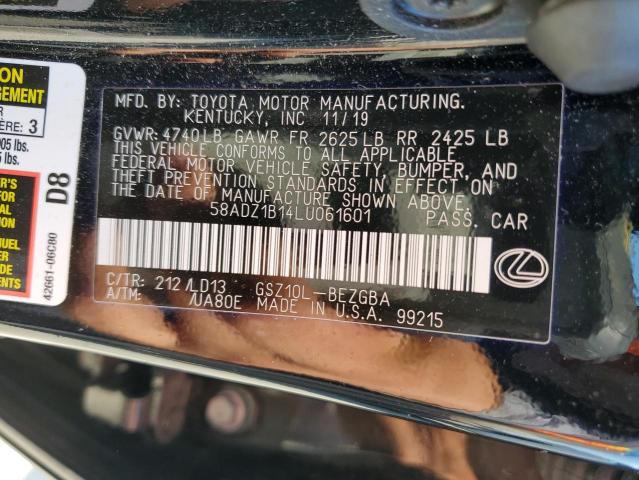 58ADZ1B14LU061601 Lexus ES 350