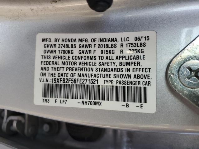 19XFB2F56FE271521 Honda Civic Lx