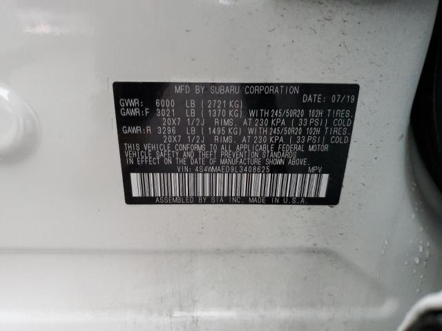 4S4WMAED9L3408625 Subaru Ascent Premium