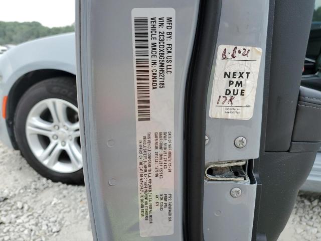 2C3CDXBG5MH527185 Dodge CHARGER SX