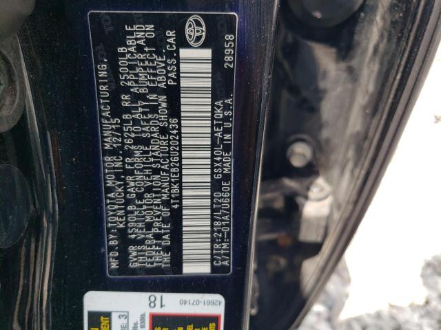 4T1BK1EB2GU202436 Toyota AVALON XLE
