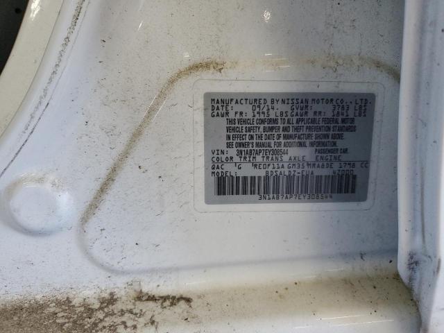 3N1AB7AP7EY308544 Nissan SENTRA S
