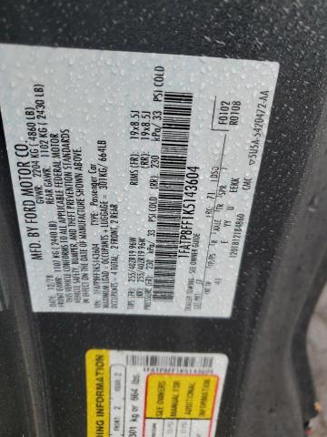 1FATP8FF1K5143604 Ford MUSTANG GT