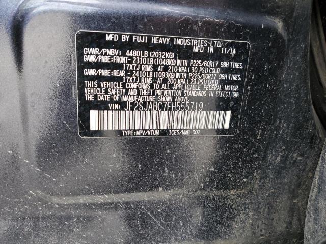 JF2SJABC7FH555719 Subaru FORESTER 2