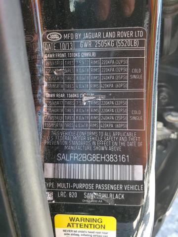 SALFR2BG8EH383161 Land Rover LR2 HSE