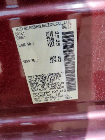 1N4BZ0CP2HC307340 Nissan LEAF S