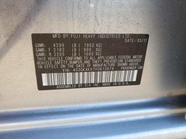 4S3GKAK67H3612674 Subaru IMPREZA SP