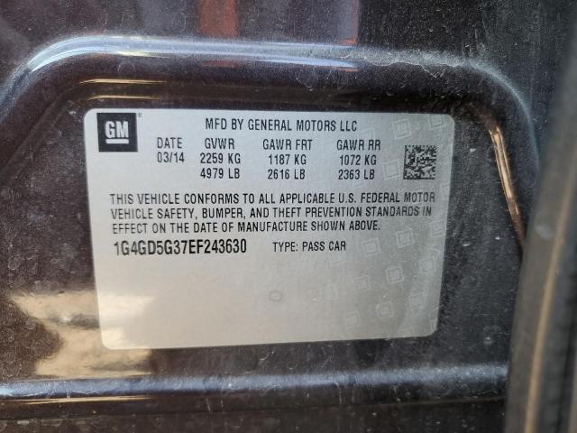 1G4GD5G37EF243630 Buick Lacrosse Premium