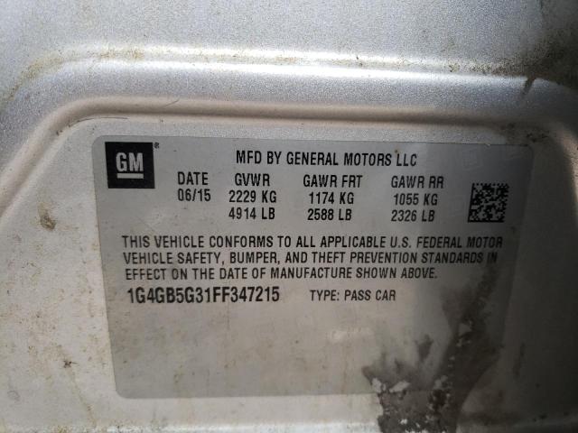 1G4GB5G31FF347215 Buick Lacrosse