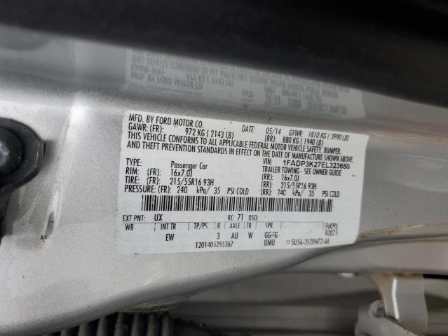 1FADP3K27EL323650 Ford FOCUS SE