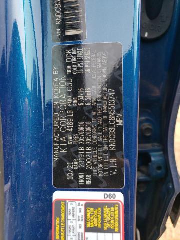 KNDCB3LC8N5513747 KIA NIRO LX