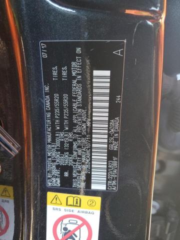 2T2BZMCA8HC107711 Lexus RX 350 BAS