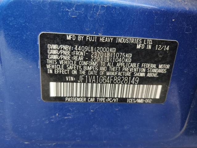 JF1VA1G64F8828149 Subaru Wrx Limited