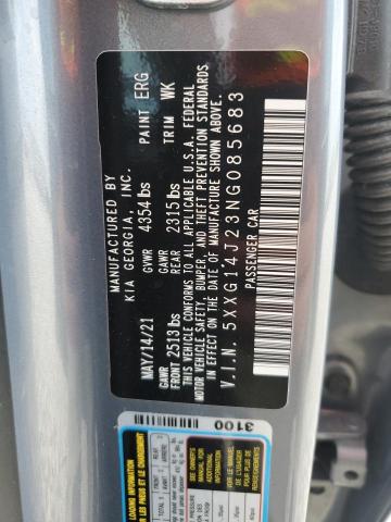 5XXG14J23NG085683 KIA K5 LXS