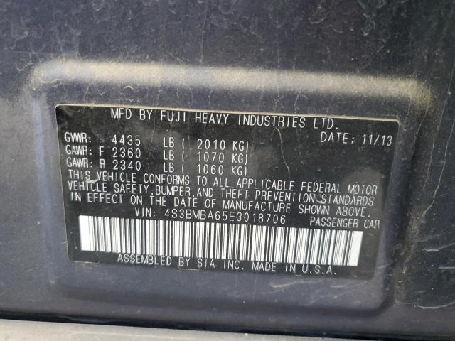 4S3BMBA65E3018706 Subaru Legacy 2.5i