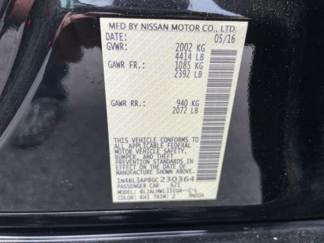 1N4BL3AP8GC230364 Nissan Altima 3.5sl