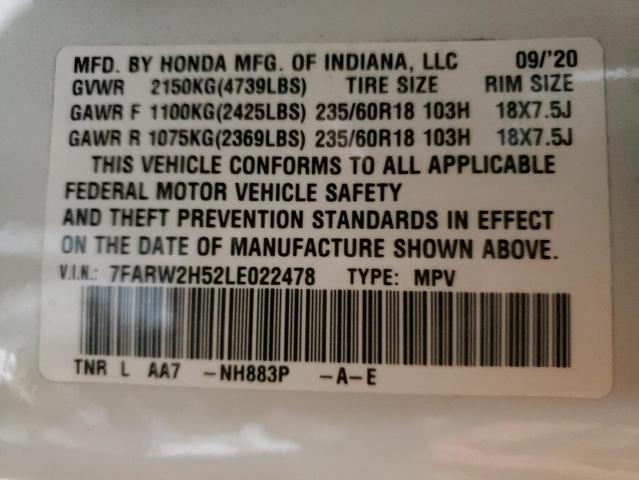 7FARW2H52LE022478 Honda CR-V EX