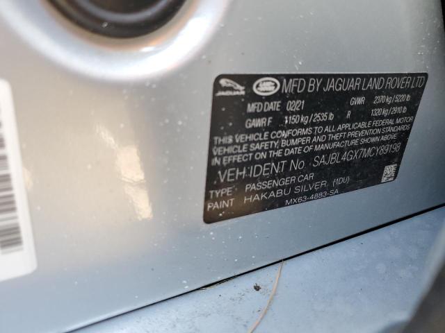 SAJBL4GX7MCY89198 Jaguar Xf R-dynam