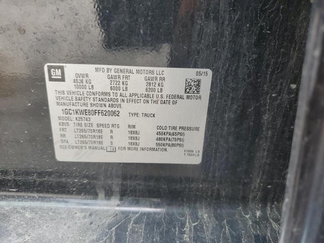 1GC1KWE80FF620062 Chevrolet Silverado K2500 Heavy Duty Ltz